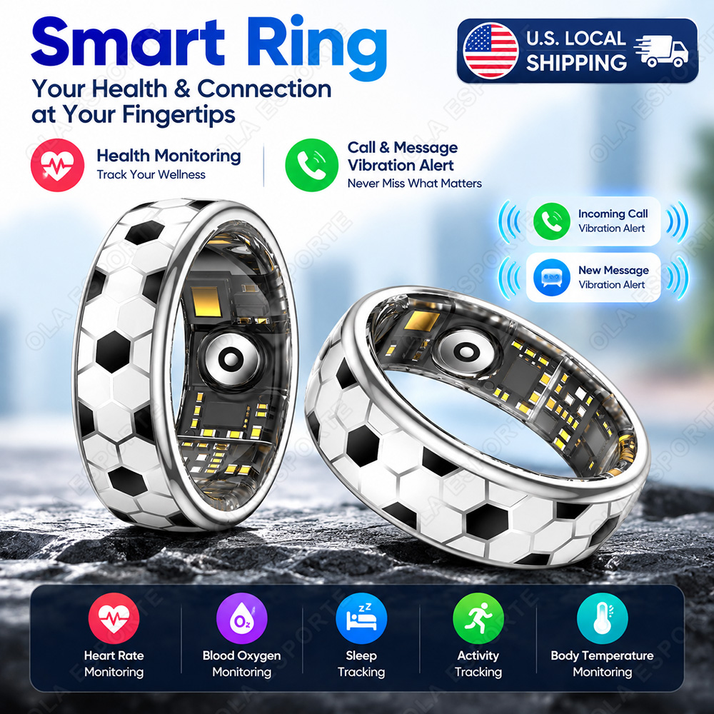Blood Pressure Monitor - Vibrationsalarm Smart Ring für Männer und