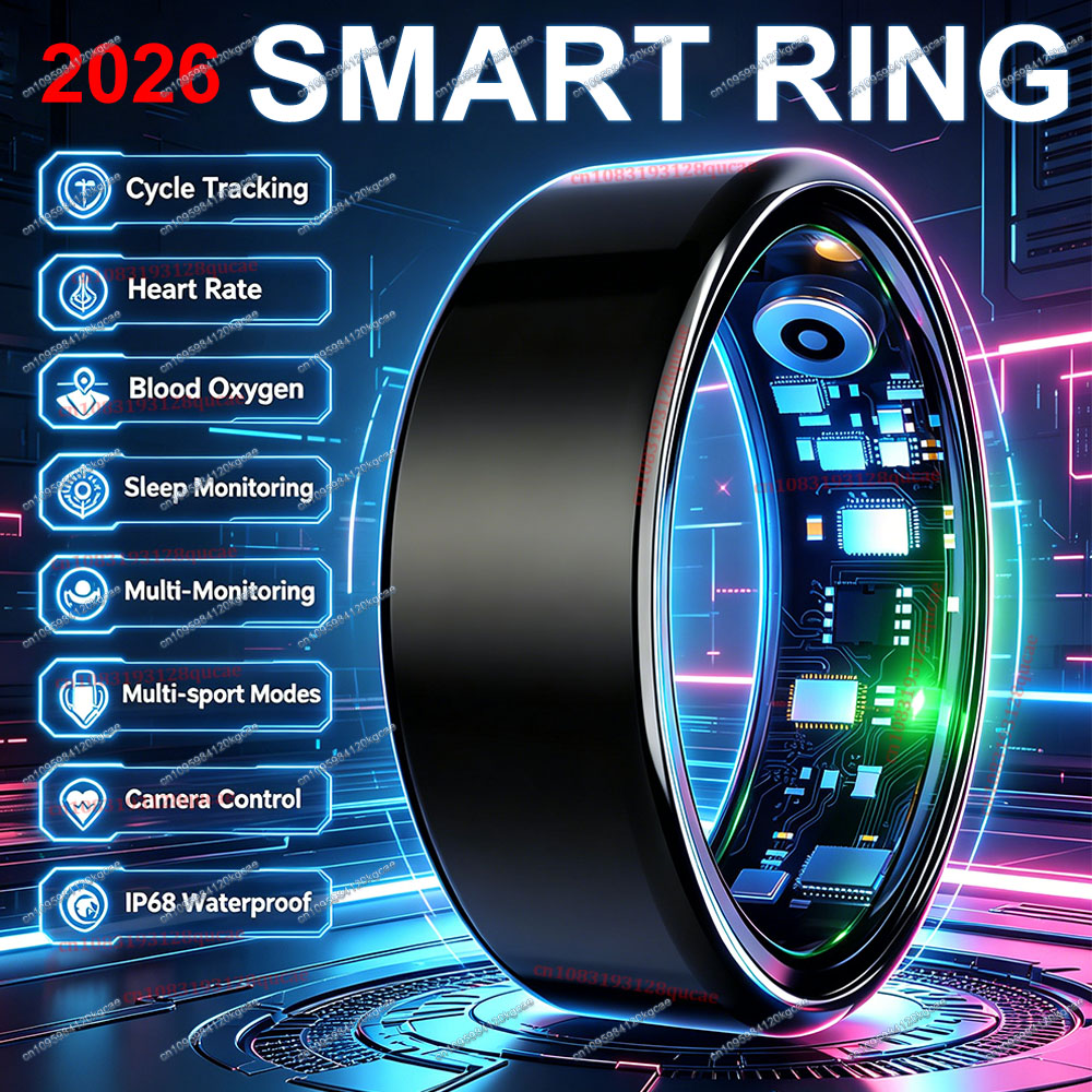 Blood Pressure Monitor - Neuer Smart Ring mit Herzfrequenz-, Blutdruck-
