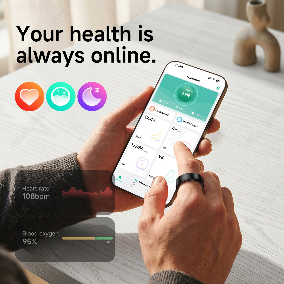 Outdoor-Sport Smart Ring Herzf – Blood Pressure Monitor Bewertung und Preis